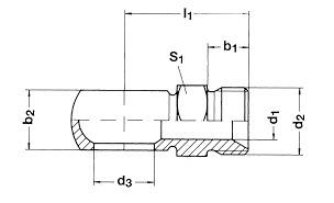BSP buitendraad 60° holconus