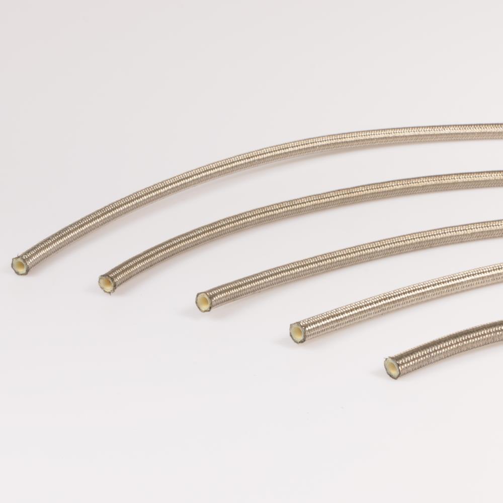 PTFE slangen glad met dubbele vlecht