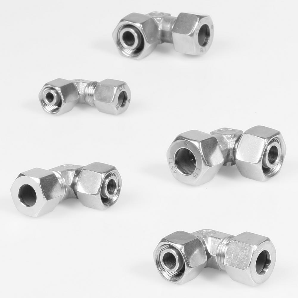 RVS Haakse instelbare koppelingen