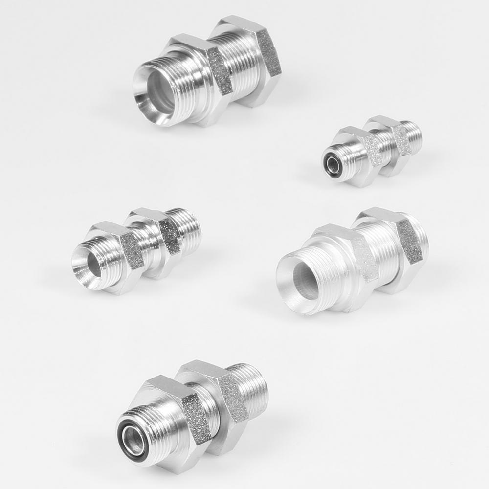 Recht met 2 x buitendraad schotuitvoering