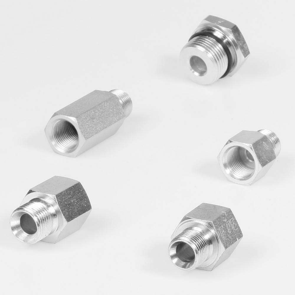 Recht met 1 x buiten en 1 x binnendraad