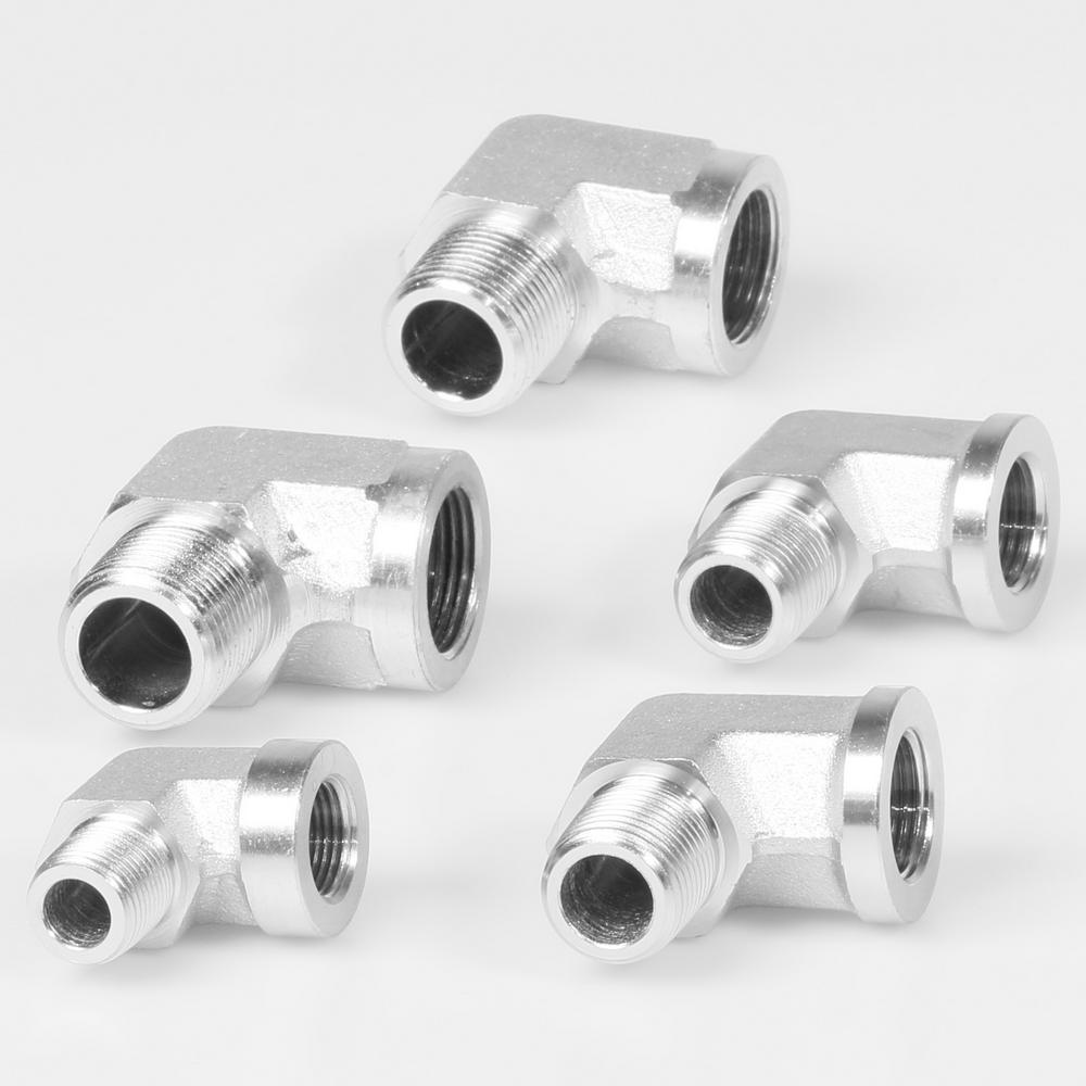 Haaks met 1 x buiten en 1 x binnendraad