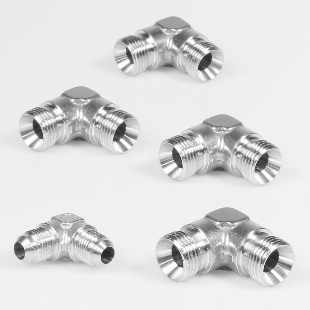 RVS Haaks met 2 x buitendraad