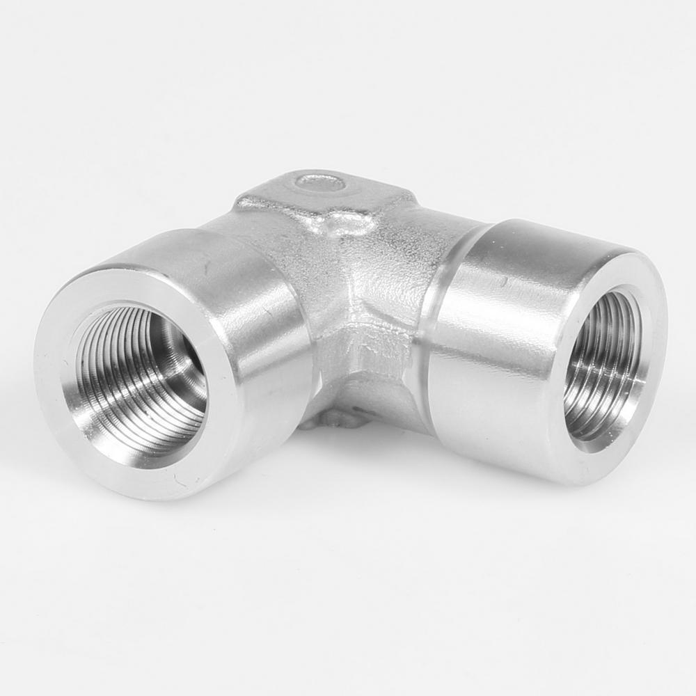 RVS Haaks met 2 x binnendraad