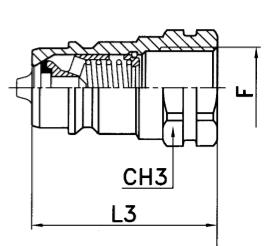 Stekker - binnendraad BSP