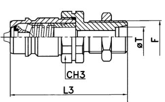 Stekker - pijpopname licht (schot)