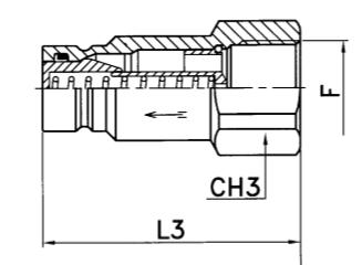 Stekker - binnendraad BSP