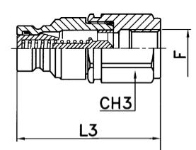 Stekker - binnendraad BSP